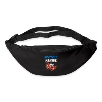 Ostseekrabbe - Gürteltasche - Schwarz - Vorne