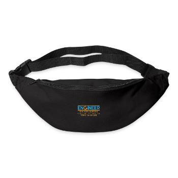 Engineer Saying Nerd Gift Geek - Bum bag - black - Front