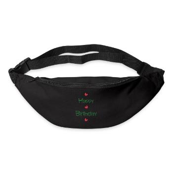 ALLES GUTE ZUM GEBURTSTAG!. ALLES GUTE ZUM GEBURTSTAG!. JAHRESTAG. - Gürteltasche - Schwarz - Vorne