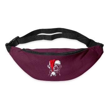 Santa LABRADOR Christmas Dogs Labbi Wilsigns - Bum bag - burgundy - Front