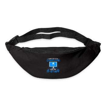 Spezialist für Netzwerksicherheit Geschenk - Gürteltasche - Schwarz - Vorne
