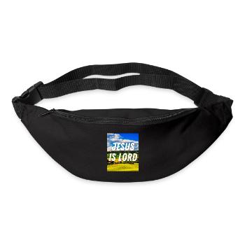 Jesus Is Lord - Christian Quote - Bum bag - black - Front
