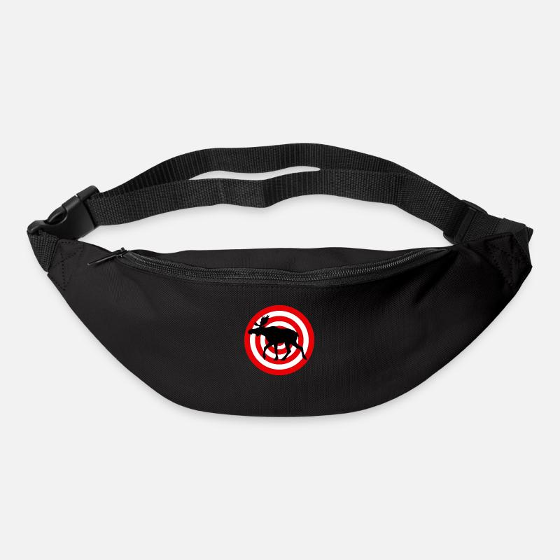 Chasse à l'orignal - Sac banane - noir