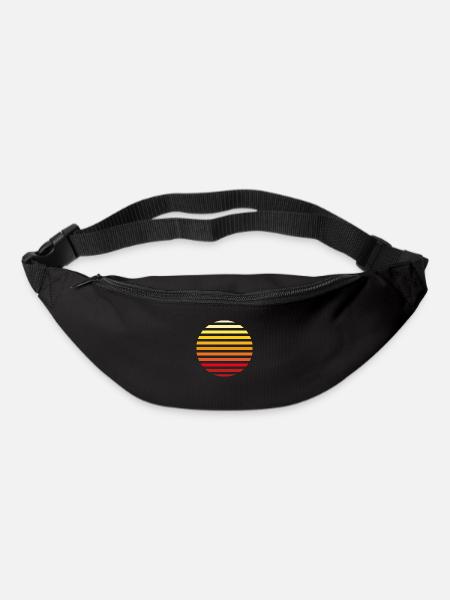 Sonnenaufgang - Gürteltasche - Schwarz