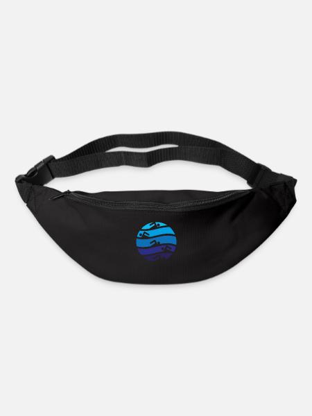 schwimmen - Gürteltasche - Schwarz
