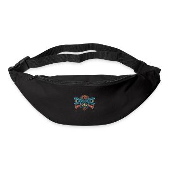 Ornamental I - Gürteltasche - Schwarz - Vorne