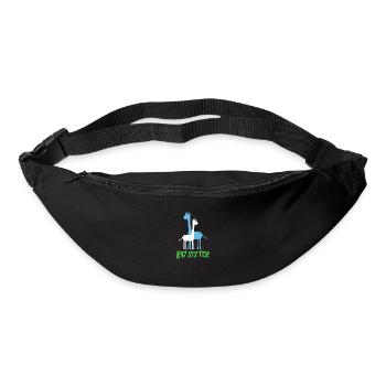 grande soeur - Sac banane - noir - Devant