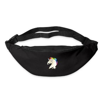 Einhorn Schädel - Gürteltasche - Schwarz - Vorne