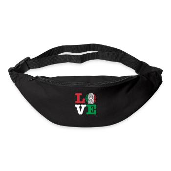 ITALY HEART - Bum bag - black - Front