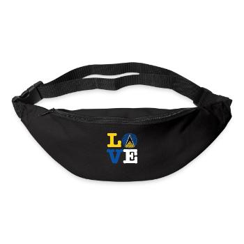 ST LUCIA HEART - Bum bag - black - Front