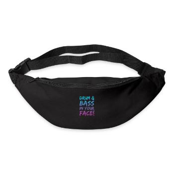 N BASS DRUM - Sac banane - noir - Devant
