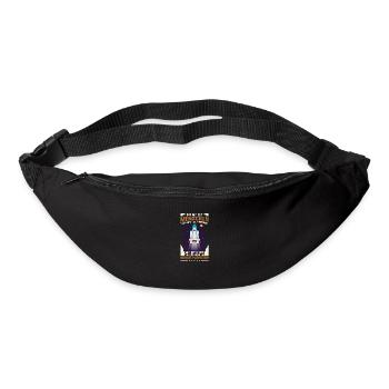 DAS MIT DEN MENSCHEN HABE ICH WIRKLICH VERSUCHT! - Gürteltasche - Schwarz - Vorne