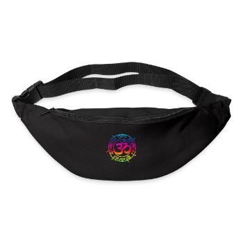 aum_om_shantil_rainbow - Gürteltasche - Schwarz - Vorne