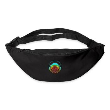 silbury_hillregenbogen - Sac banane - noir - Devant