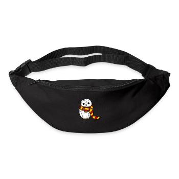 Schneeeule - Rot-Gelb - Gürteltasche - Schwarz - Vorne