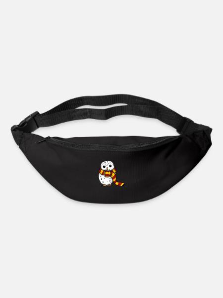 Schneeeule - Rot-Gelb - Gürteltasche - Schwarz