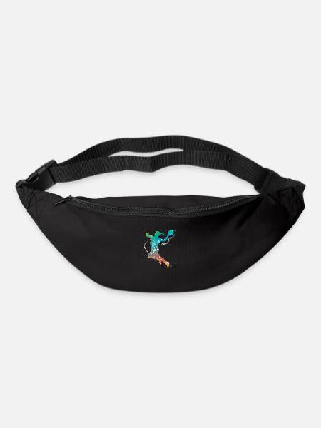 handball female de - Gürteltasche - Schwarz