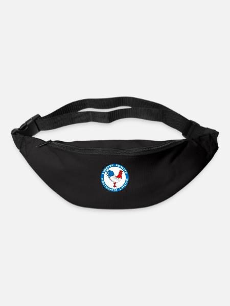 france coq symbole - Sac banane - noir