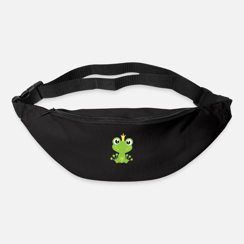 Froschkönig - Gürteltasche - Schwarz