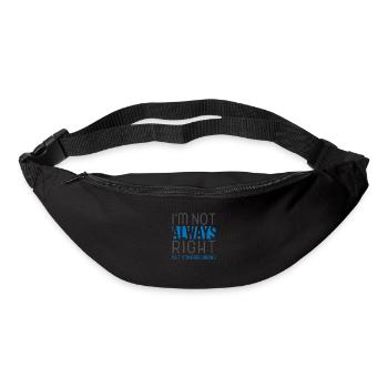 Alls! Idée cadeau pour l'avocat - Sac banane - noir - Devant