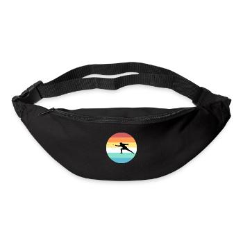 Fechten - Gürteltasche - Schwarz - Vorne