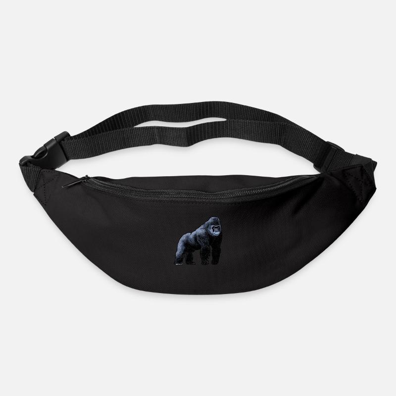 Gorille / Gorilla 02 - Sac banane - noir