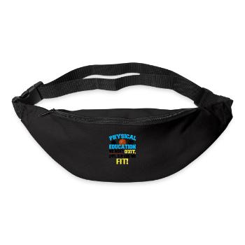 Professeurs d’éducation physique - Sac banane - noir - Devant