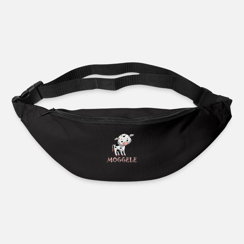 Moggele - kleines Kälbchen - Gürteltasche - Schwarz