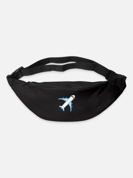 Smiley Plane - Bum bag - black