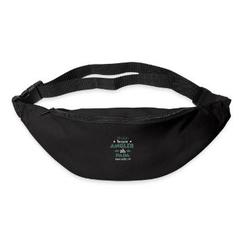 Angeln Geburt Geschenk Anglerpapa Angeln Vater - Gürteltasche - Schwarz - Vorne
