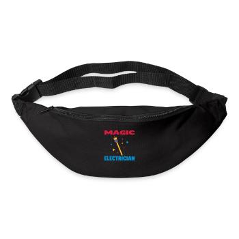 Plumber / Mechanician / electrician / Dad / Geek - Sac banane - noir - Devant