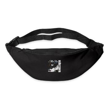 Meerforellen Flüsterer - Angeln - Gürteltasche - Schwarz - Vorne