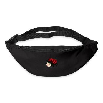 Douce petite coccinelle - Sac banane - noir - Devant