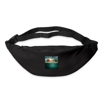 Underwater world of imagination - Bum bag - black - Front