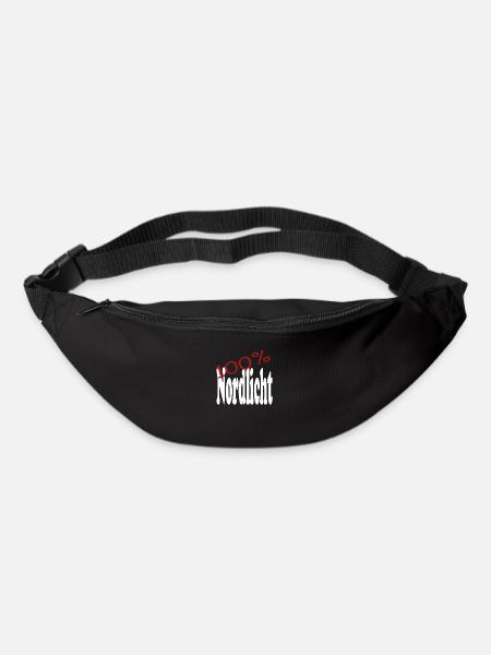 nordlicht w - Gürteltasche - Schwarz