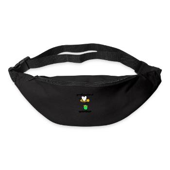 Bee, bees as professional workers - Bum bag - black - Front