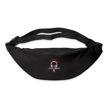 la musique c est ma thérapie, humour passion - Sac banane - noir - Devant