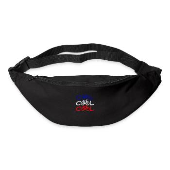 vélo cycliste cool humour France. Vélo, sportivité - Sac banane - noir - Devant