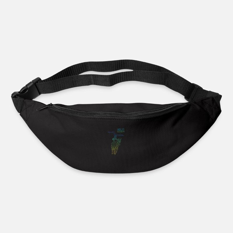 Voltigieren Pferd Geschenk - Gürteltasche - Schwarz