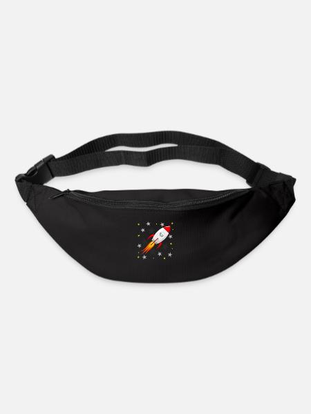 Fusée 1 - Sac banane - noir
