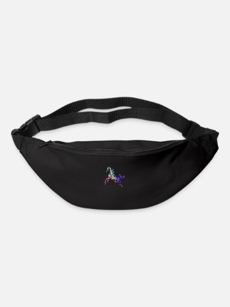 Cheval cheval - Sac banane - noir