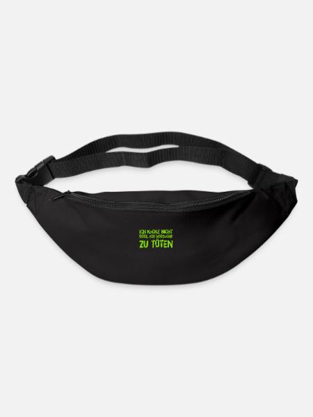 das ist kein böser Blick - Gürteltasche - Schwarz