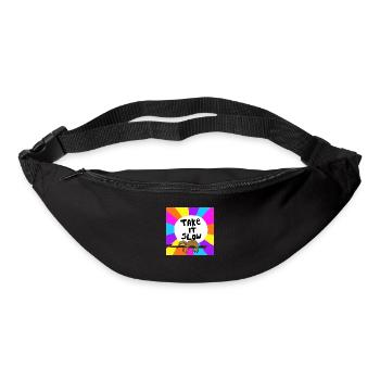 Take It Slow Sloth - Sac banane - noir - Devant