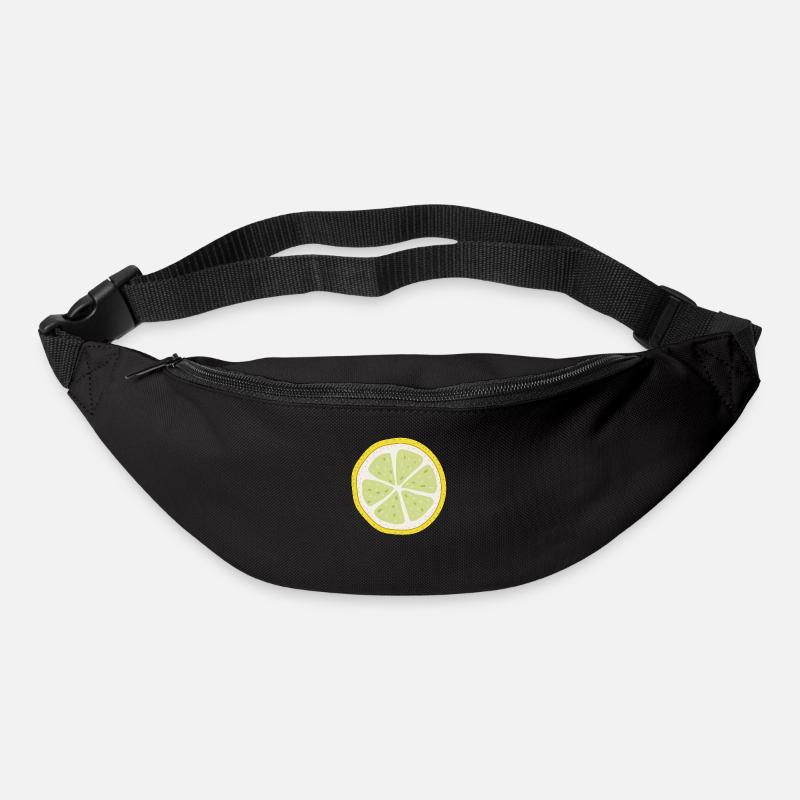 citron - Sac banane - noir