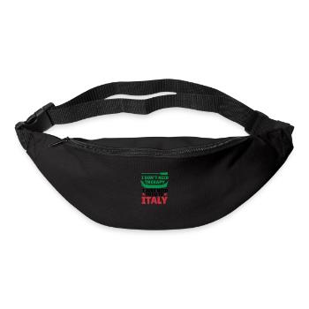 I Don’t Need Therapy I Just Need To Go To Italy - Gürteltasche - Schwarz - Vorne