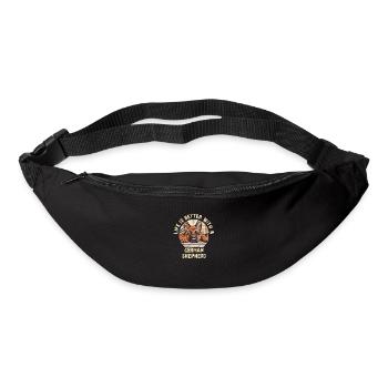 Berger allemand - Sac banane - noir - Devant