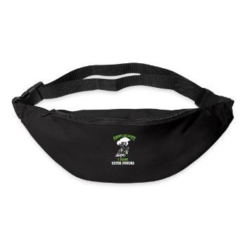 Super powers Phd Student Cadeau - Sac banane - noir - Devant