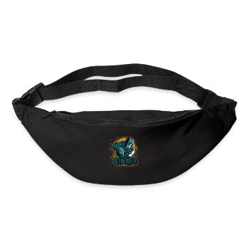 Schweißer schweissen Geschenk Schlosserei Stahlbau - Gürteltasche - Schwarz - Vorne