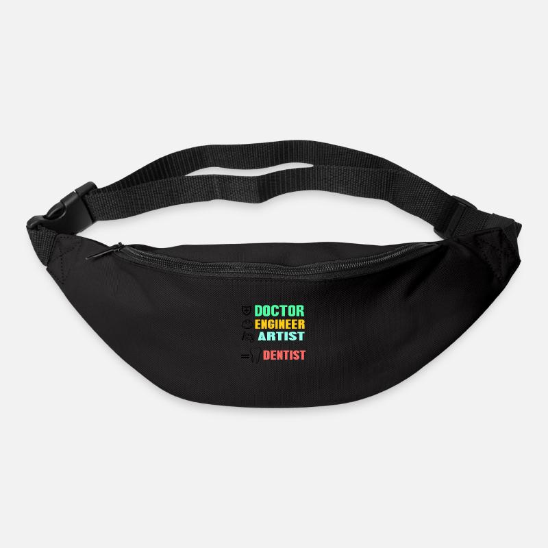 Zahnarzt - Gürteltasche - Schwarz