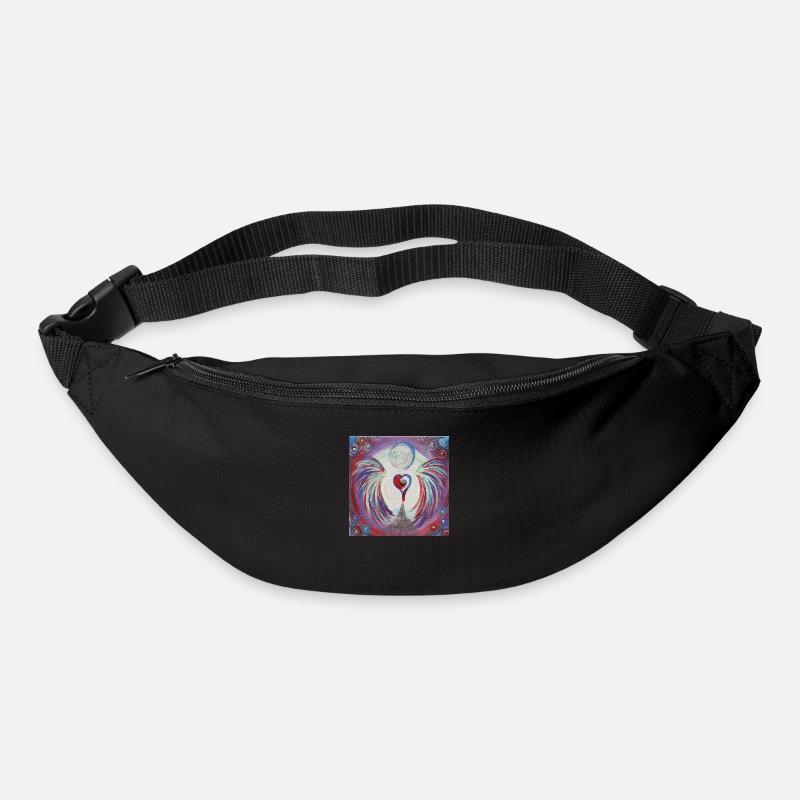 Herzengel Manifestation Deiner Berufung - Gürteltasche - Schwarz